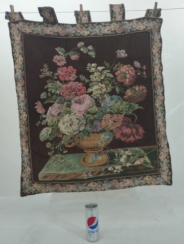 Vintage French Beautiful Floral Scene Home Decor Wall Hanging Tapestry 79x74 cm