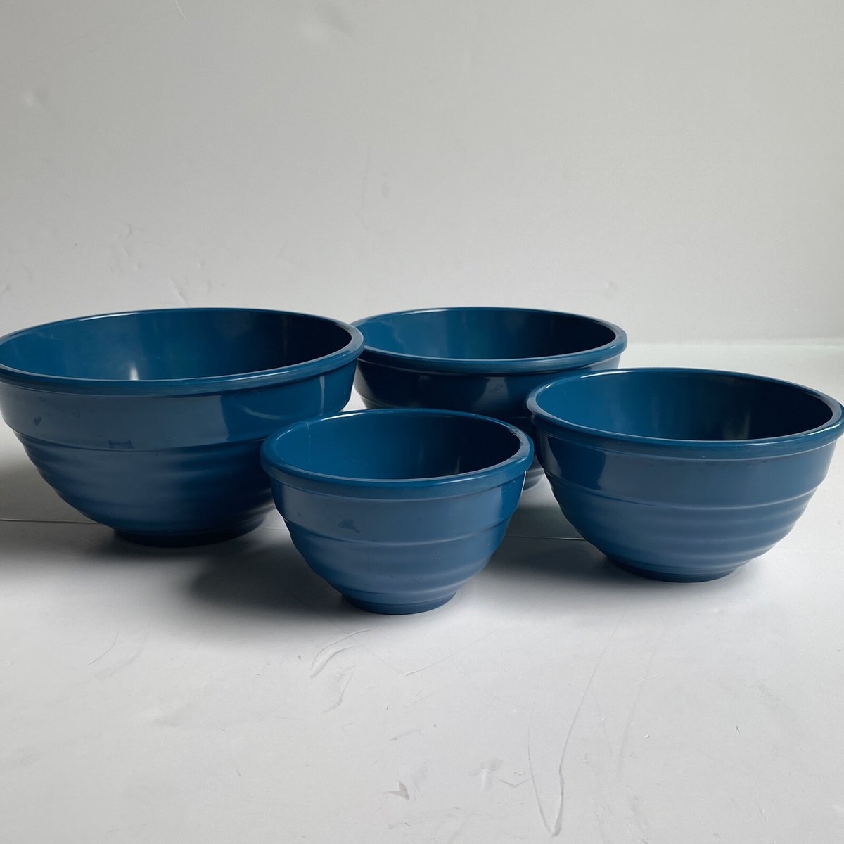 TarHong Melamine Bowls Set Of Turquoise Aqua Blue Tar Hong Nesting