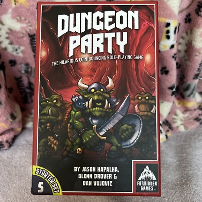 Dungeon Party - Coin Bouncing RPG by Forbidden Games - USED ALL PIECES THERE