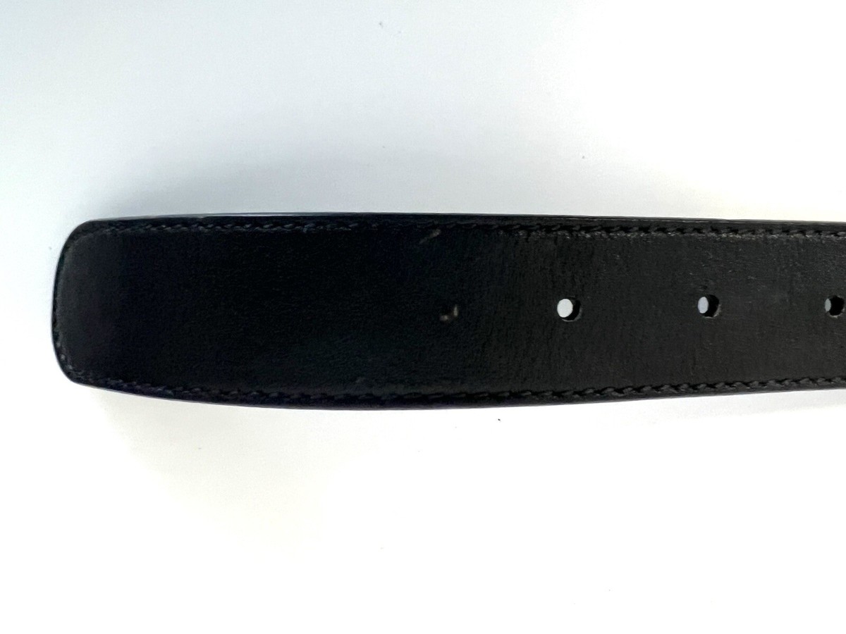 Authentic Women’s Gucci 414516 AP00T Leather Belt - Black Size 34 Authentic Gucci Black Leather Belt 85-34 (414516 AP00T) READ  main image 3