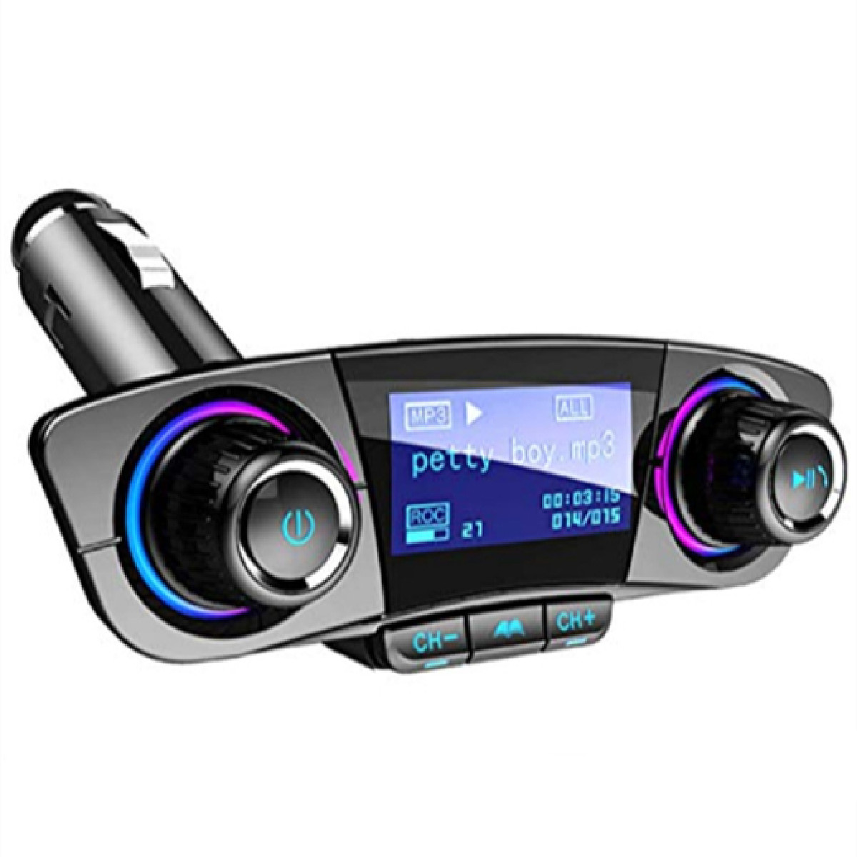 LED Screen Aux Modulator Bluetooth 4.0 Handsfree Car Kit Audio Radio MP3 Player