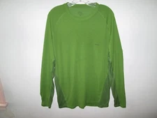 Men's PATAGONIA #44810 Capilene Performance LS Base Layer Lime Green ~ Size XL