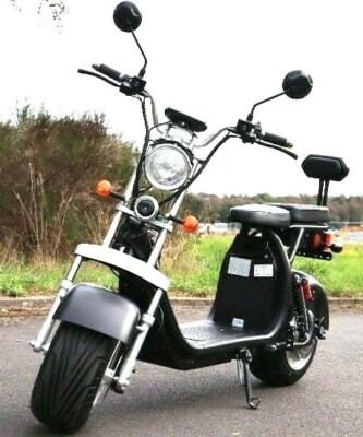 Coco Bike Fat E-Scooter mit Stra�enzulassung Bis Zu 48 KM/H auf Alufelgen 28AH