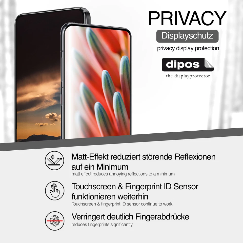 Full Cover Privacy Film for OnePlus Ace 3 Pro Screen Protector Anti-Shock - Image 4 of 4