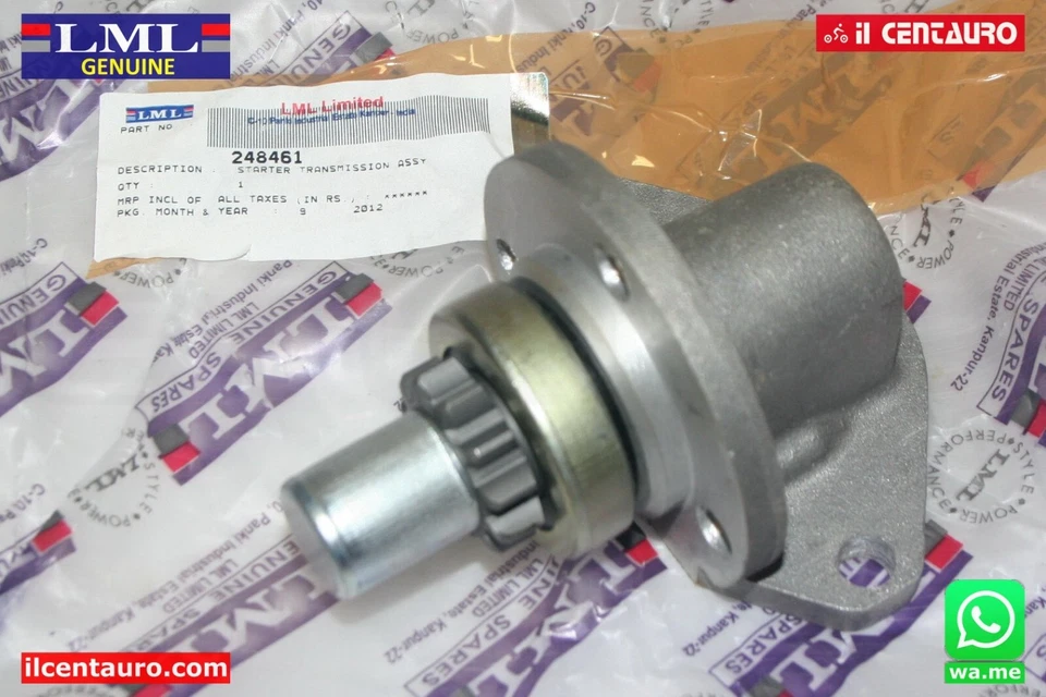 248461 RINVIO MOTORINO AVVIAMENTO ORIGINALE LML STAR 125, 150, 151, 200 VESPA PX - Imagen 3 de 4