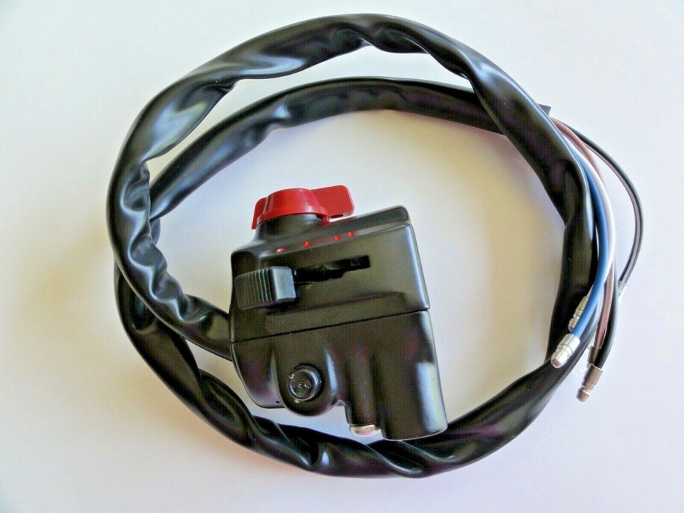 Throttle Honda Right Side Throttle / Switch / Start Assembly For Honda CB500 &amp; CB750 - 35300-323-671 Cb750 Starter Solenoid