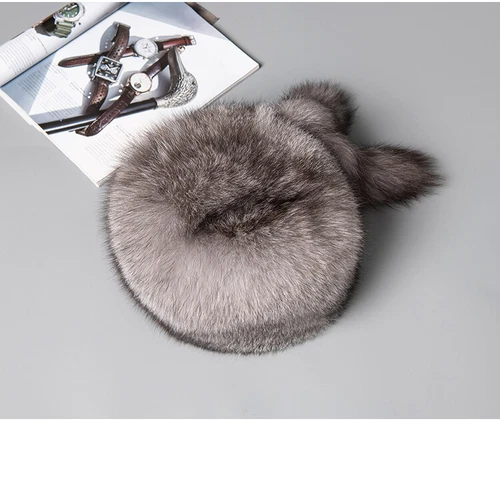 Herren Echt Fuchspelzmütze Russische Uschanka Kosake Mongolei Mütze Winter Warm Skimütze - Bild 21 von 23