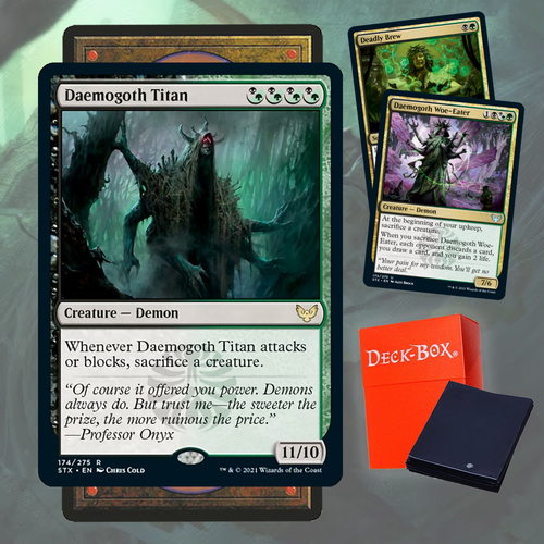 Strixhaven Green Black Pests Deck Standard MtG incl. Deckbox