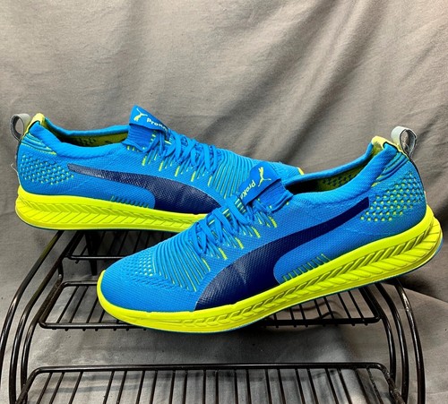 Puma Ignite ProKnit Aqua Blue/Yellow 