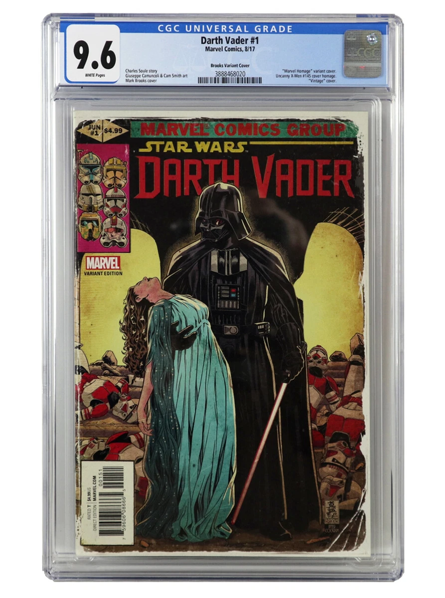 Star Wars Darth Vader #1 Variant CGC Graded 9.6 Mark Brooks X-Men #145  Homage | eBay