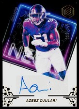 2022 Panini Elements #NS-AO Azeez Ojulari Neon Signs Purple #/50 B17