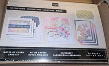 NEW Stampin' Up NOTES OF CHEER Complete Card Kit BUTTERFLIES Pretty Colors NEW