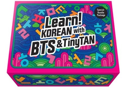 Learn! Korean with BTS (New Cover) & TinyTAN with MotiPen   2 Complete Sets Bund