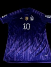 adidas Argentina Lionel Messi #10 Purple World Cup Soccer Jersey Men’s 3XL