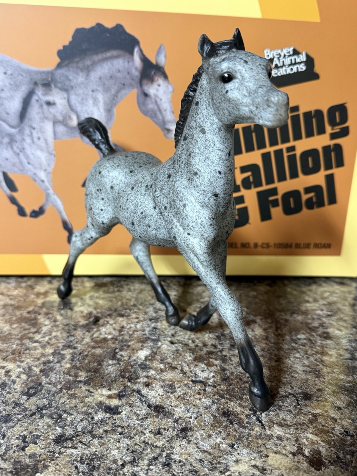 Runnin Figure Breyer Sentinel & Echo 2026 Vintage Club Roan Running Foal & Running ...