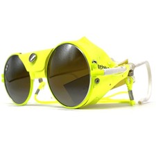 Vintage CEBE 1500 Glacier Sunglasses - France 1990's - Medium - Yellow / White