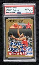PSA/DNA 1990 NBA Hoops All-Star Game Fat Lever #20 Certified Authentic Auto 2k2