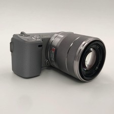 Sony Alpha NEX-5N Mirrorless Silver Camera Kit Lens E 18-55mm f/3.5-5.6 OSS