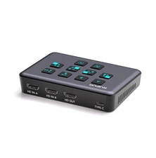 HDMI Live Stream Switcher, 4K 60HZ video capture card USB c HDMI to USB New OB