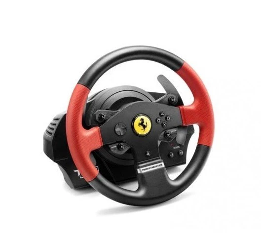 Thrustmaster T150 Force Feedback Ferrari Volant de Course - Rouge