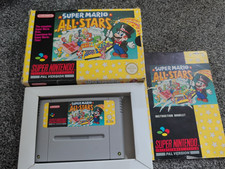 Super Nintendo SNES Super Mario All Stars Game Excellent Condition