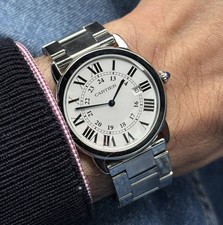 Cartier Ronde Men’s Watch | 36mm Quartz | Warranty 07/2029