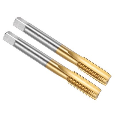 Für Titanium Plating 2er-Satz Gewindebohrer M10 x 1,25 Gerade Rille