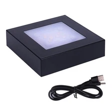 Phosok Led Multimodal Multicolor Light Stand Base Black - Square Displ