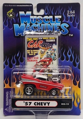 2002 Muscle Machines 1:64 Scale CARtoons • 1957 Chevrolet Bel Air