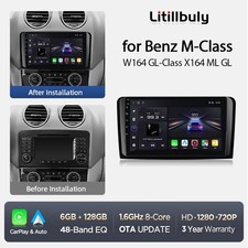 DAB+ 128GBAndroid14 Autoradio Für Mercedes Benz ML/GL Klasse W164 X164 GPS Navi DAB+ 128GBAndroid14 Autoradio Für Mercedes Benz ML/GL Klasse W164 X164 GPS Navi