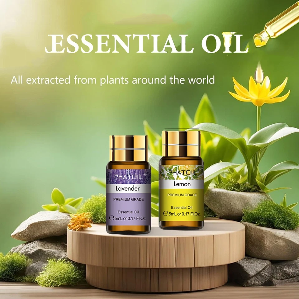 15x 5ML Essential Oil Set Aromatherapy Gift Kit Set Pure Oils for Humidifier - Image 2 of 4