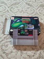 Teenage Mutant Ninja Turtles Tournament Fighters SNES TMNT SUPER NINTENDO W BOX