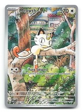 Meowth 106/094 Phantasmal Flames Holo Illustration Rare IR Pokemon Card NM
