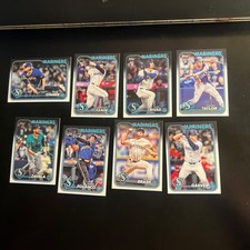 2024 TOPPS UPDATE 8 lot team MARINERS RC's Vets J. Clase Samad Taylor Leo Rivas