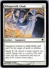Whispersilk Cloak 160 C Darksteel Magic the Gathering MTG LP