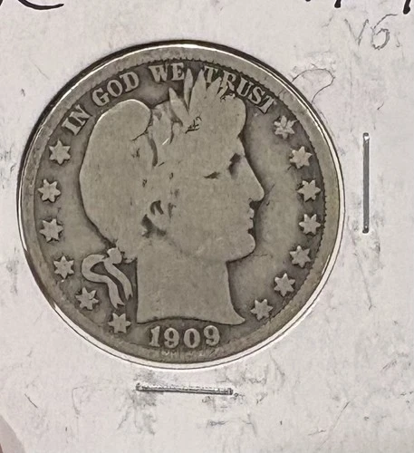 1909-O Barber Half Dollar