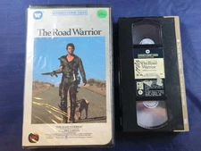 The Road Warrior Clamshell 1983 VHS Mad Max Warner Clamshell Post Apocalyptic