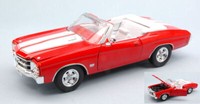 Welly 1/24 Chevrolet Chevelle Ss 454 1971 Rot Statisches Modell Diecast