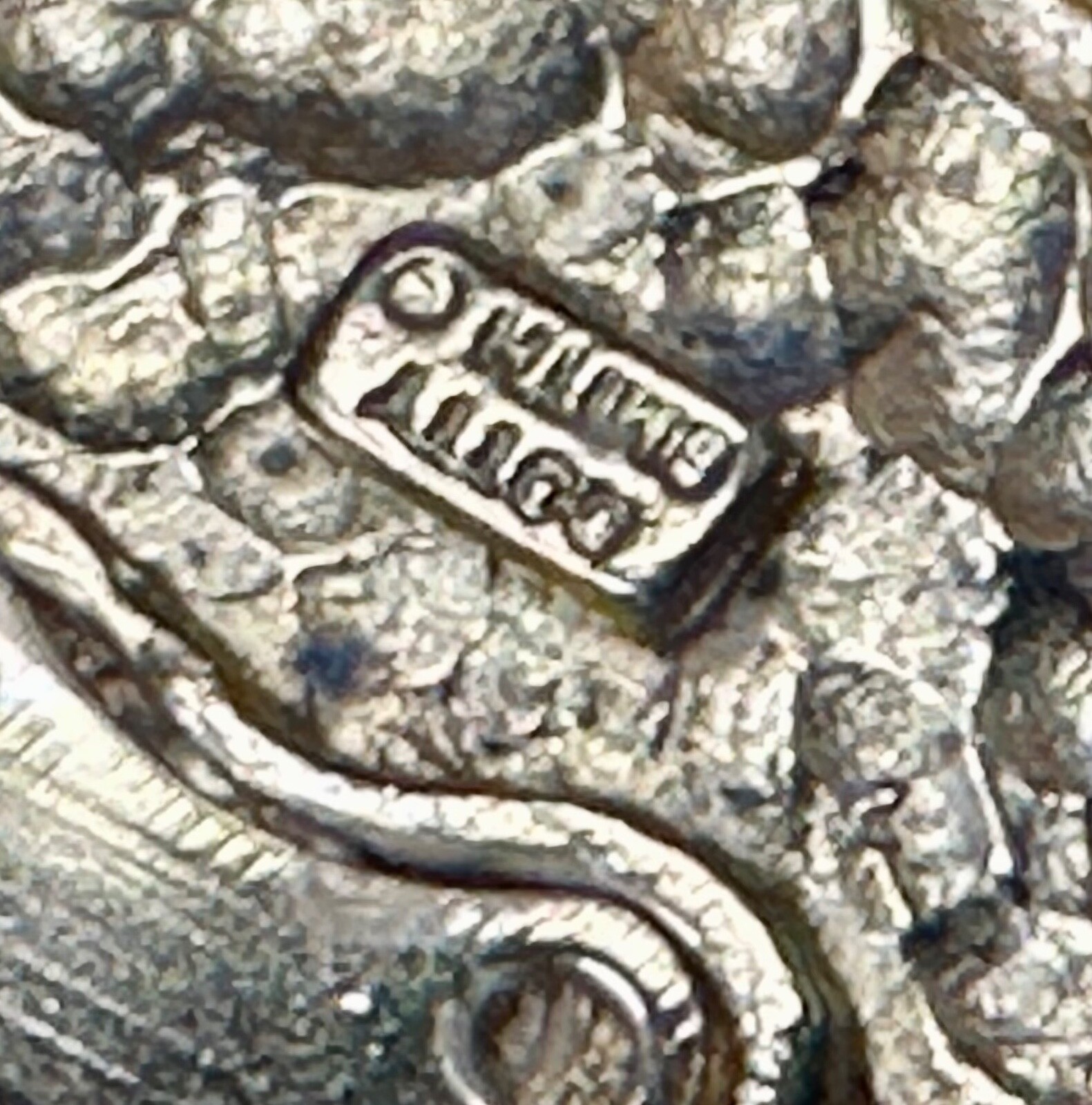 Large Leaf Shaped Dotty Smith - Two Piece Interlo… - image 9