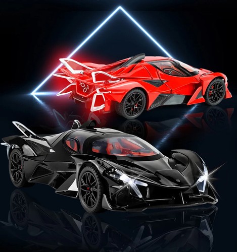 1:24 Apollo Project EVO Model Super Sport Racing Car Diecast Toy Vehicle Light - Bild 16 von 27
