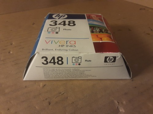 HP 348 Vivera Photo Ink Cartridges Tri Colour C9369EE Genuine New Ink Office - Picture 7 of 7