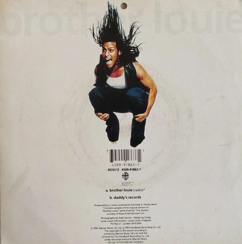 Louie Louie-Brother Louie 1993 Calendar Sleeve Vinyl 7" Single.Hardback BOSS 12. Foto 2 de 4