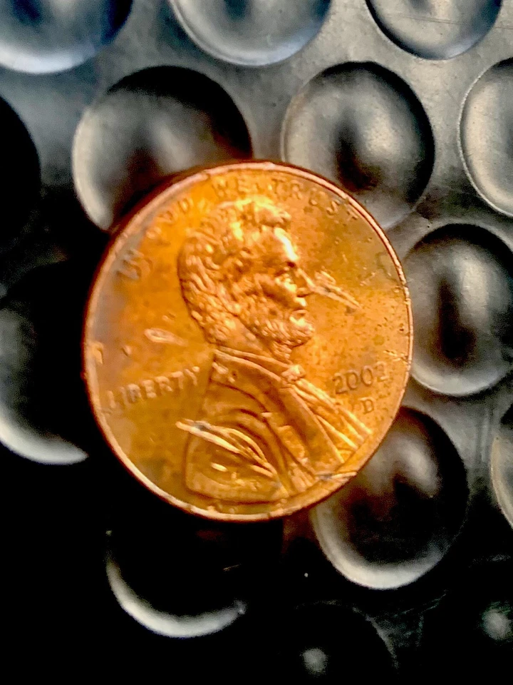 2002 D Lincoln Memorial Penny With  Many ERRORs On Coin - Image 4 of 4