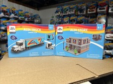 Bee Happy Aldi Truck and Aldi Store Building Sets Lot