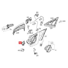 For Mercedes-Benz GLB-class X247 2021-2024 Wing Mirror 360° Surround View Camera