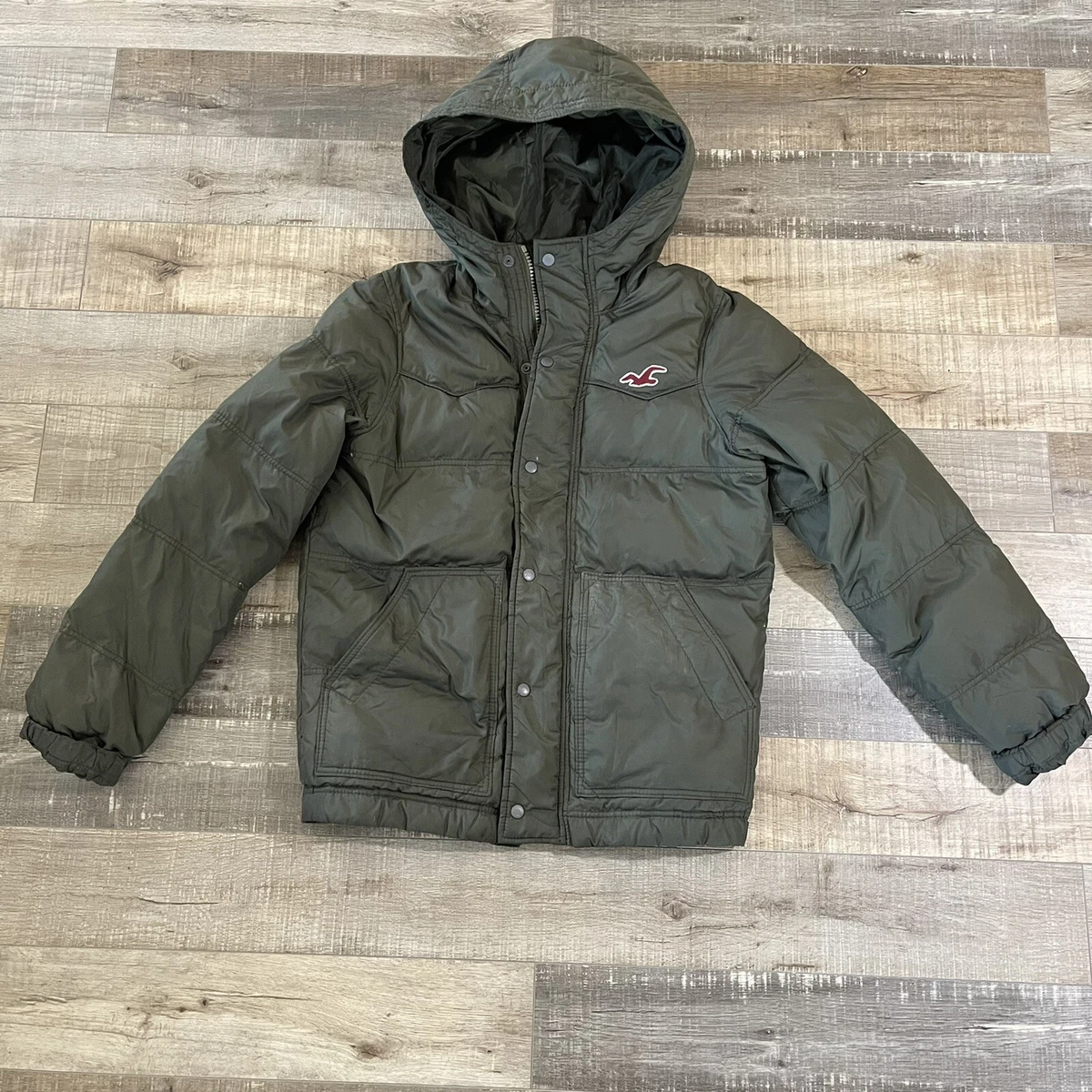 Mens hollister top puffer jacket