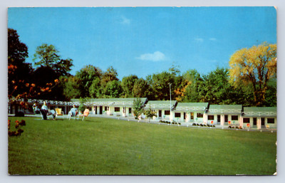 Vintage Postcard Barnetts Motel Salen Ohio