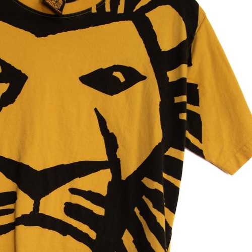 Lion King Broadway Graphic Tee Shirt Youth Large Gold & Black Cotton Casual - Picture 5 of 10