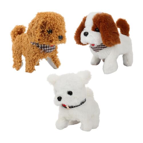Lovely Electric Puppy Plush Toy Animated Novelty Adorable Electronic Stuffed - Picture 1 of 22