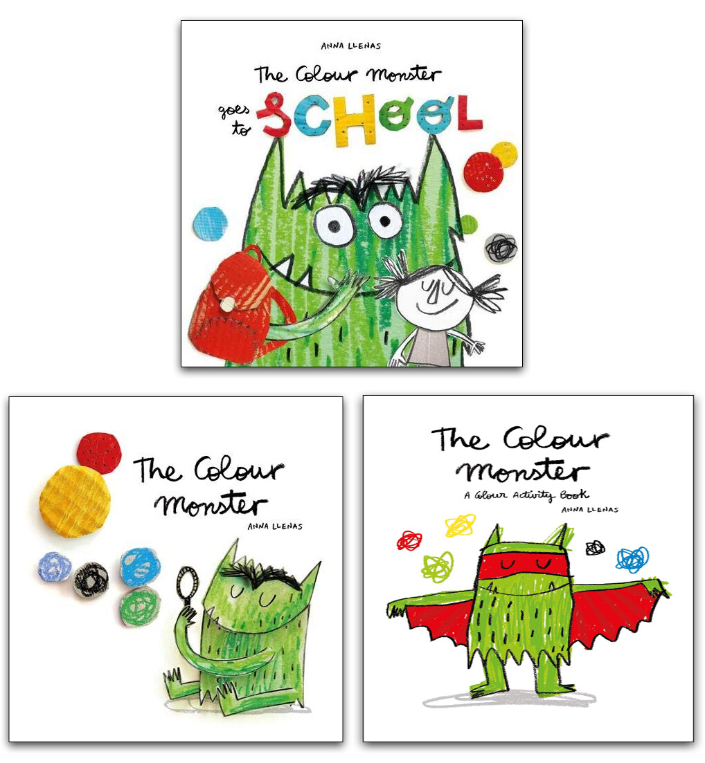 Anna Llena Unisex The Colour Monster Goes To School, The Colour Monster & More 3 Books Collection Set - Ages 3–5 - Paperback - Image 7